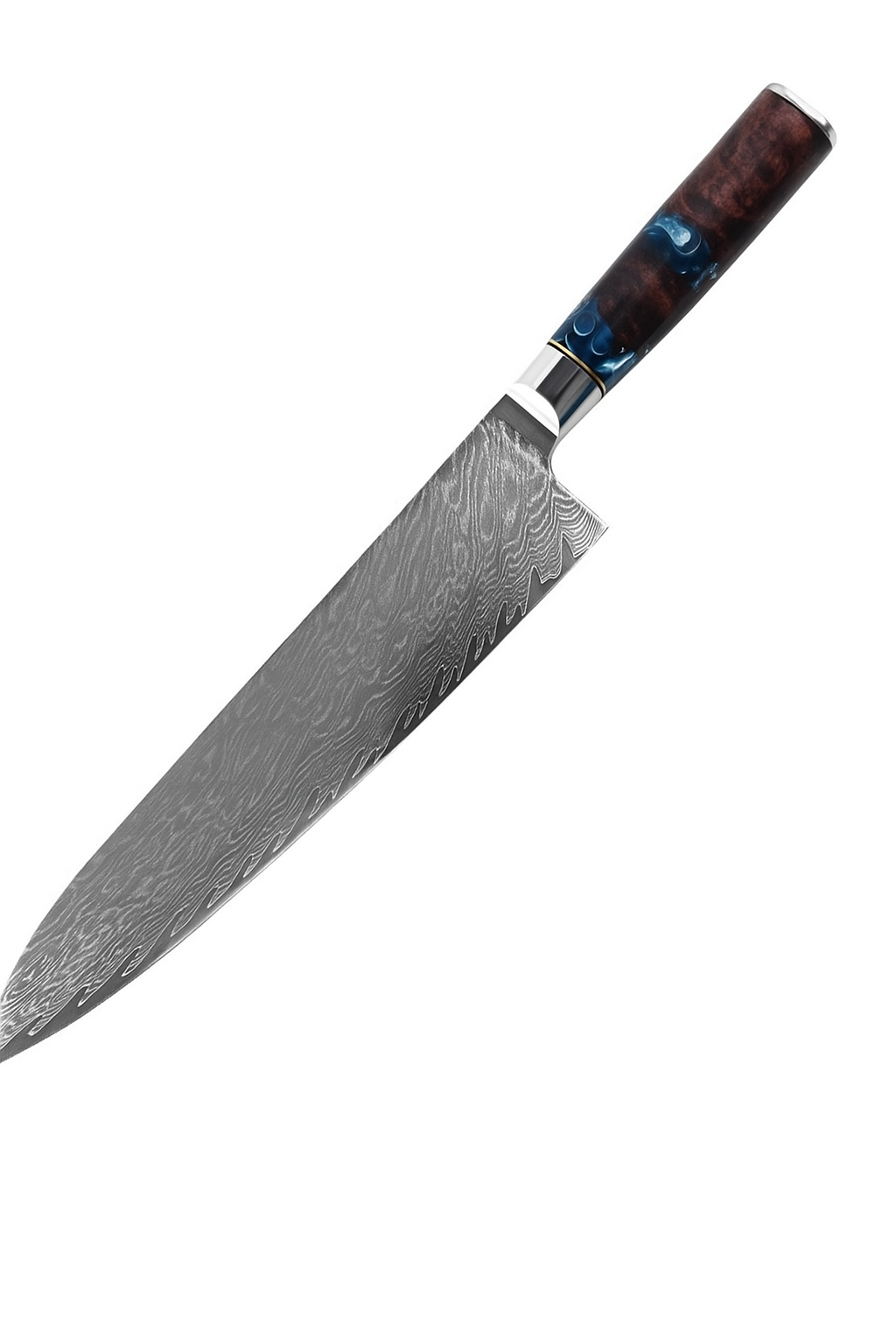 Faca Runas Moxely - Aço Damasco VG10