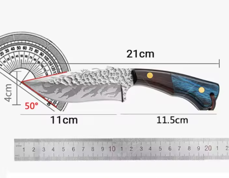 Faca Impact Moxely - Forjada a mão + Bainha grátis